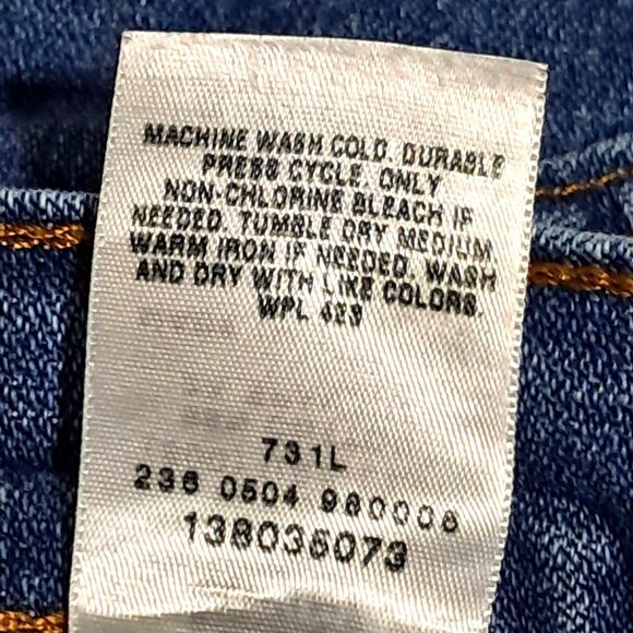 Y2K Levis Womens Bootcut Blue Denim Jeans Medium Wash Stretch Cotton Blend Size - Picture 3 of 10